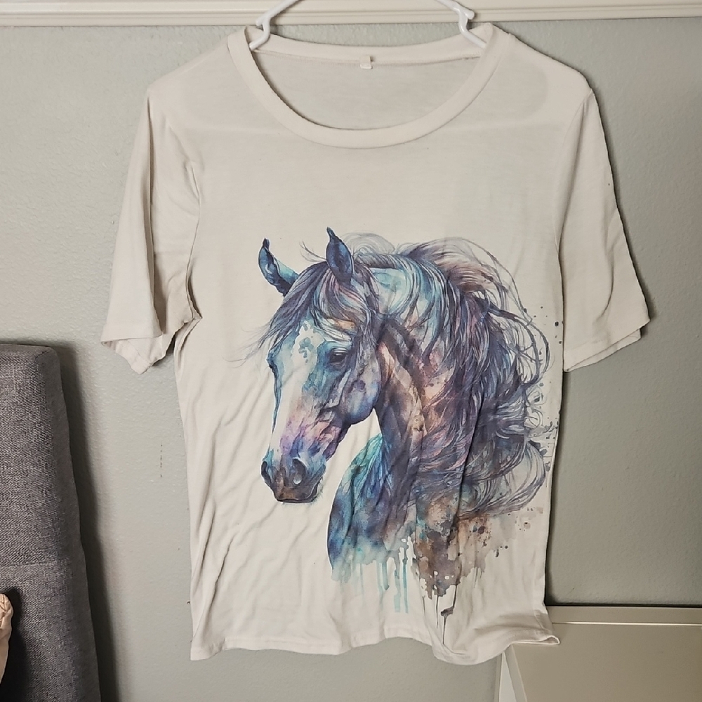 White Casual T-Shirt